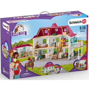 Schleich - Jezdecký klub, Velká jízdárna s obytným domem a stájí