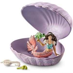 Schleich - Bayala, Mořská panna s želvou v mušli