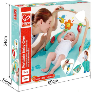 Hrazdička - Dřevěná, Přenosná (Hape)