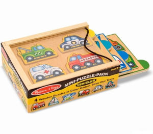 Puzzle pro nejmenší - Vkládačka mini, Doprava (M&D)