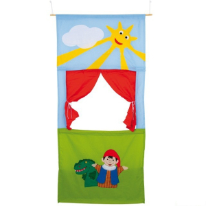 Divadlo - Mobilní loutkové divadlo, látka (Small foot)