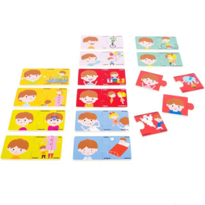 Puzzle výukové - Emoce, 28ks (Small foot)