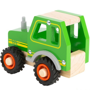 Auto - Traktor zelený dřevěný (Small foot)
