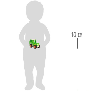 Auto - Traktor zelený dřevěný (Small foot)