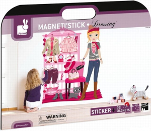 Magnetická samolepící dekorace - Oblékání (Janod)