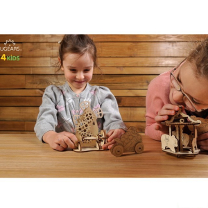 3D model k vybarvení - Kolotoč (Ugears)