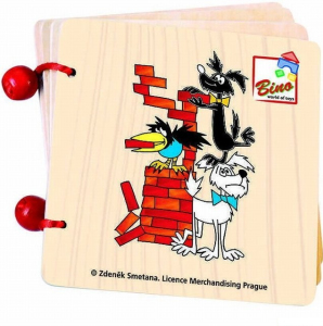 První knížka - Pohádky, 3 dřevěné listy (Bino)