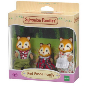 Sylvanian Families - Rodina pandy červené, 3ks