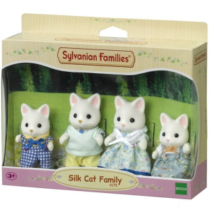 Sylvanian Families - Rodina koček hedvábných, 4ks