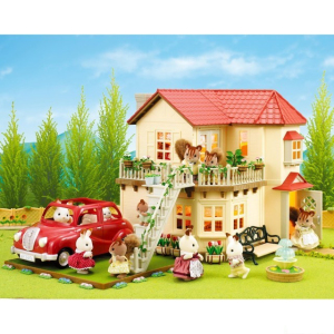 Sylvanian Families - Domeček, Městský dům se světly patrový