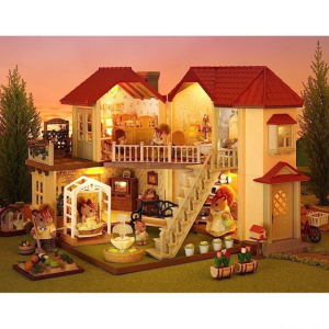 Sylvanian Families - Domeček, Městský dům se světly patrový