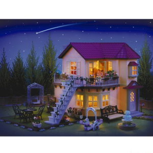 Sylvanian Families - Domeček, Městský dům se světly patrový