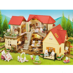 Sylvanian Families - Domeček, Městský dům se světly patrový