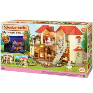 Sylvanian Families - Domeček, Městský dům se světly patrový