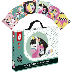 Kreativní sada - Kufřík, Pískování koníci (Janod)