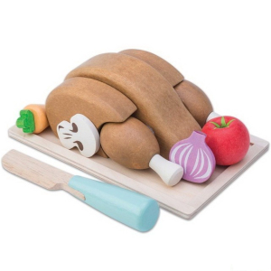 Krájení - Pečené kuře dřevěné (Le Toy Van)