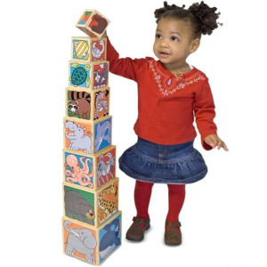 Pyramida - Věž z 8 kostek, Zvířátka (M&D)