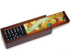 Domino - Klasické černé, retro balení, 28ks (Russimco)