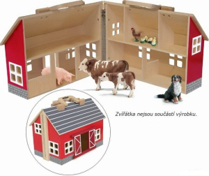 Farma dřevěná - Farma červená v kufříku (Woody)