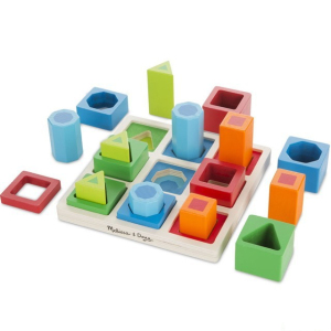 Vkládačka - Třídění tvarů na desce (M&D)