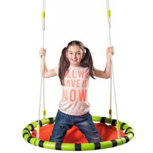 Houpačka - Houpací kruh, oranžový, průměr 103cm (Woody)