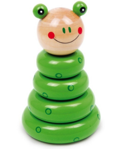 Skládačka s kroužky - Žabka menší (Smaal foot)