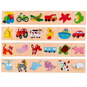 Puzzle stínové - Hledání stínů, Mašinka (Woody)