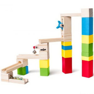 Kuličková dráha - Dřevěná, 26 dílů (Woody)