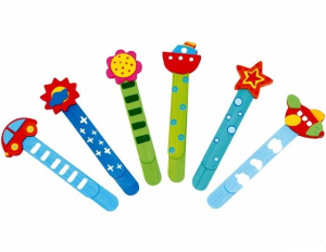 Knižní záložky - Dřevěné barevné, Set 6ks (Legler)