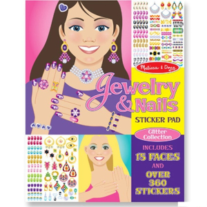 Samolepky - Vytvoř a dozdob, Šperky a nehty, 360ks (M&D)