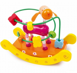 Motorický labyrint drátěný střední - Kolébka žirafa (Legler)