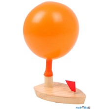 Drobné hračky - Loďka s balónkovým pohonem (Legler)