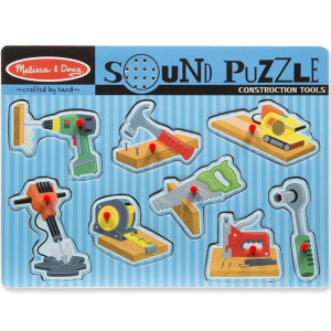 Puzzle muzikální - Pracovní nářadí, 8ks (M&D)