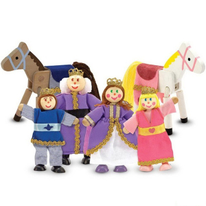 Panenky do domečku - Královská rodina, 6ks (M&D)