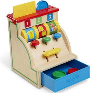 Prodejna - Dětská pokladna stolní dřevěná (M&D)