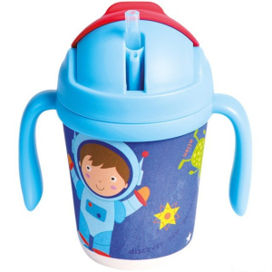 Hrneček s brčkem - 250 ml, Astronaut (Mertens)