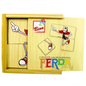 Skládací obrázky - První puzzle Ferda mravenec, 16ks (Bino)