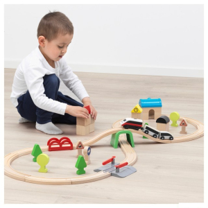Vláčkodráha mašinka - Elektrická s pohonem, LILLABO (Ikea)