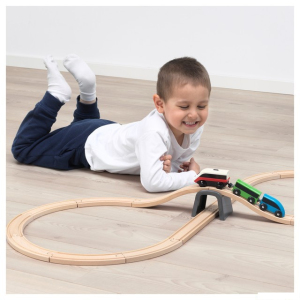 Vláčkodráha mašinka - Elektrická s pohonem, LILLABO (Ikea)
