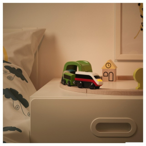 Vláčkodráha mašinka - Elektrická s pohonem, LILLABO (Ikea)