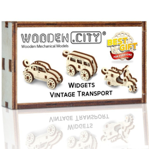 3D mechanický model - Widgets, Doprava retro (Wooden City)