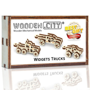 3D mechanický model - Widgets, Auta tahače (Wooden City)
