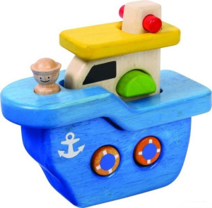 Skládací hračka - Dřevěná loď skládačka (Voila)