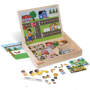 Puzzle magnetické - Příběhy lidí a zvířat (M&D)