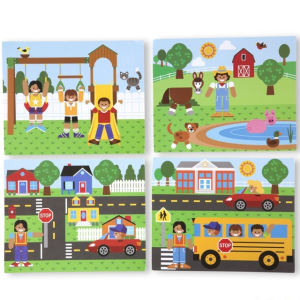 Puzzle magnetické - Příběhy lidí a zvířat (M&D)