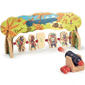 Dětská zbraň - Dělo, Hra útok pirátů (Vilac)