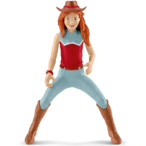 Schleich - Kůň s jezdcem, Zrzka Hannah a kůň Cayenne