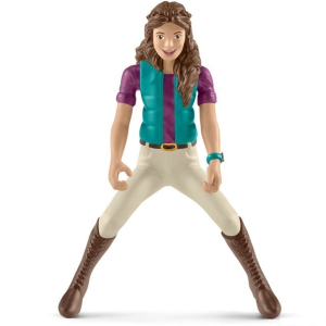 Schleich - Kůň s jezdcem, Hnědovláska Lisa a kůň Storm