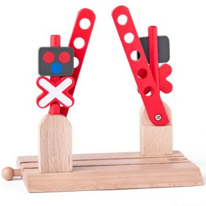 Vláčkodráha přejezd - Železniční se závorami (Woody)