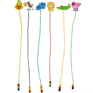 Knižní záložky - S dřevěnými perlami, 6ks (Small foot)